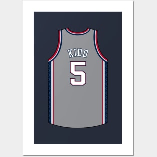 Jason Kidd New Jersey Jersey Qiangy Posters and Art